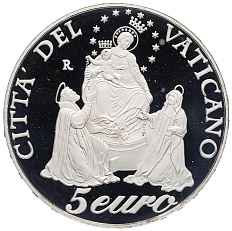 5 евро 2003 года Ватикан «Год розария» — Фото №1