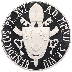 5 евро 2012 года Ватикан «100 лет со дня рождения Папы Римского Иоанна Павла I» — Фото №2