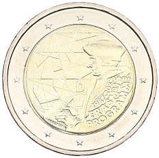 2 евро 2022 года D Германия «35 лет программе Эразмус» — Фото №1