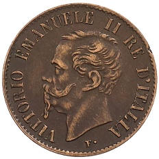 1 чентезимо 1867 года М Италия — Фото №2