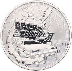 2 доллара 2021 года Ниуэ «Назад в будущее 2» — Фото №1