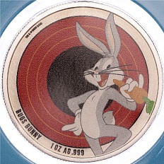 5 долларов 2022 года Самоа «Looney Tunes — Bugs Bunny» (Цветное покрытие) — Фото №1