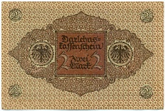 2 марки 1920 года Германия — Фото №2