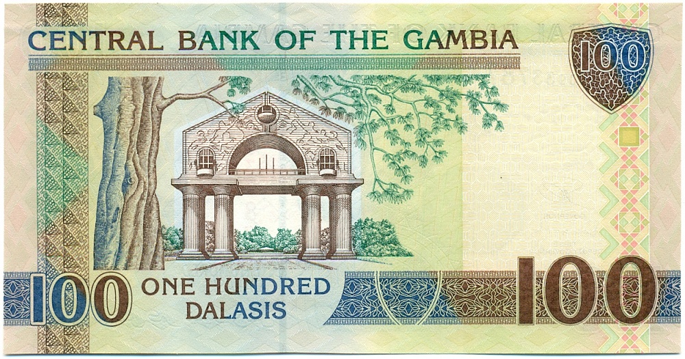 100 даласи 2013 года Гамбия — Фото №2