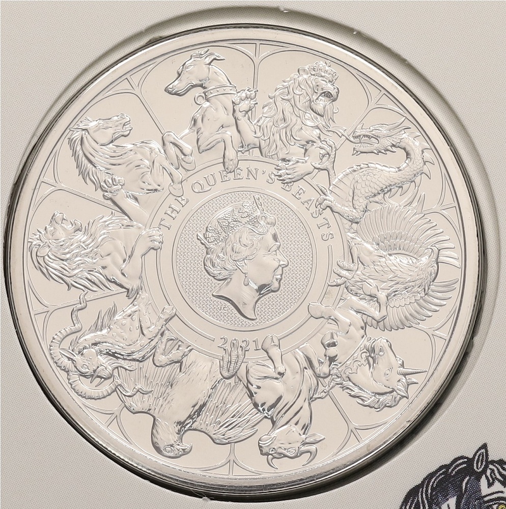 5 фунтов 2021 года Великобритания «Звери Королевы» — Фото №1
