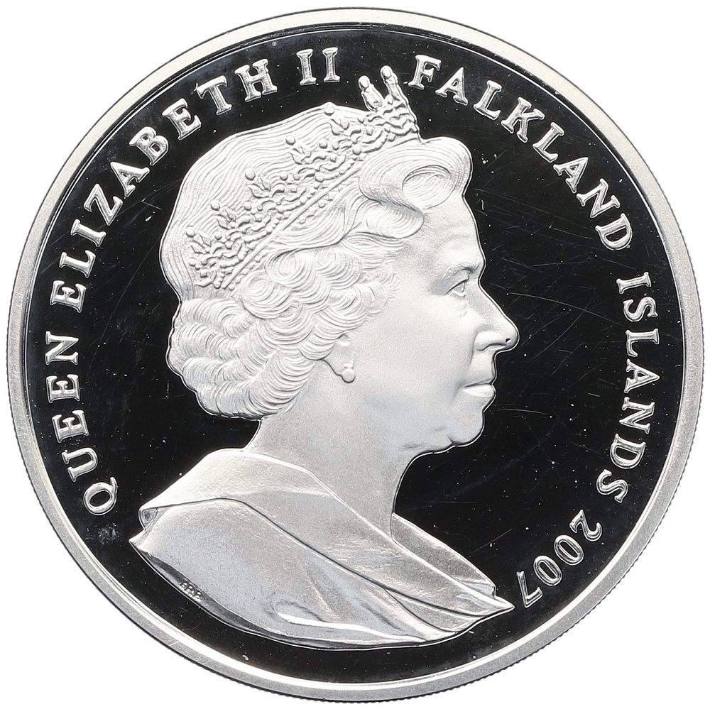 1 крона 2007 года Фолклендские острова «Международный полярный год» — Фото №2