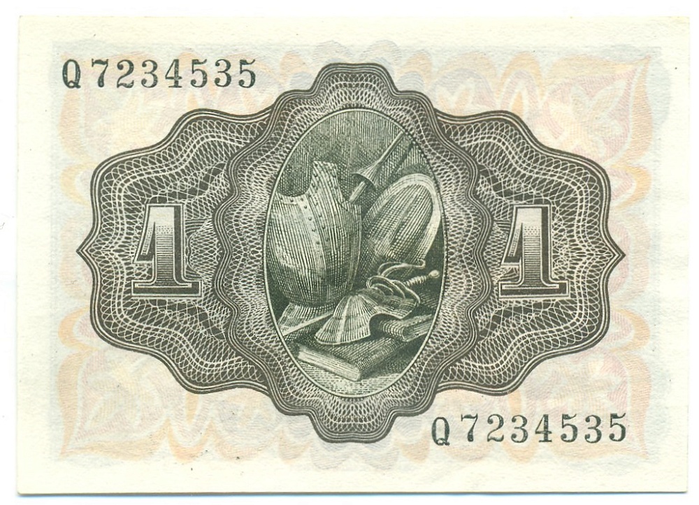 1 песета 1951 года Испания — Фото №2