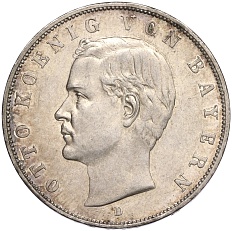 3 марки 1909 года Германия (Бавария) — Фото №1