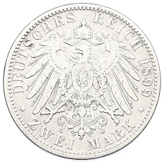 2 марки 1899 года Германия (Бавария) — Фото №2