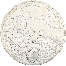 10 евро 2018 года Франция «Микки Маус и Франция — Овернь» — Фото №1