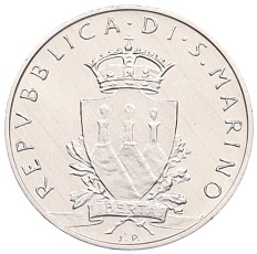 10 лир 1979 года Сан-Марино «Институциональные органы государства» — Фото №2