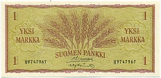 1 марка 1963 года Финляндия — Фото №1