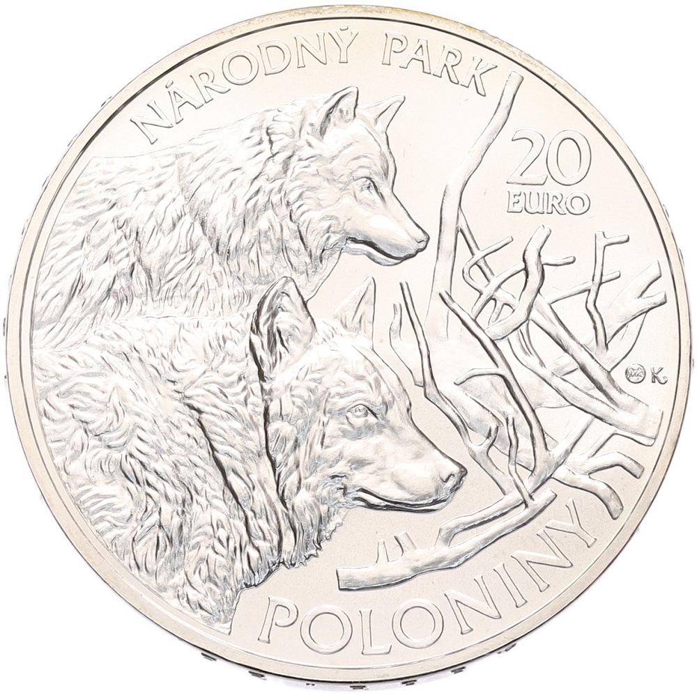 20 евро 2010 года Словакия «Национальный парк Полонины» — Фото №1