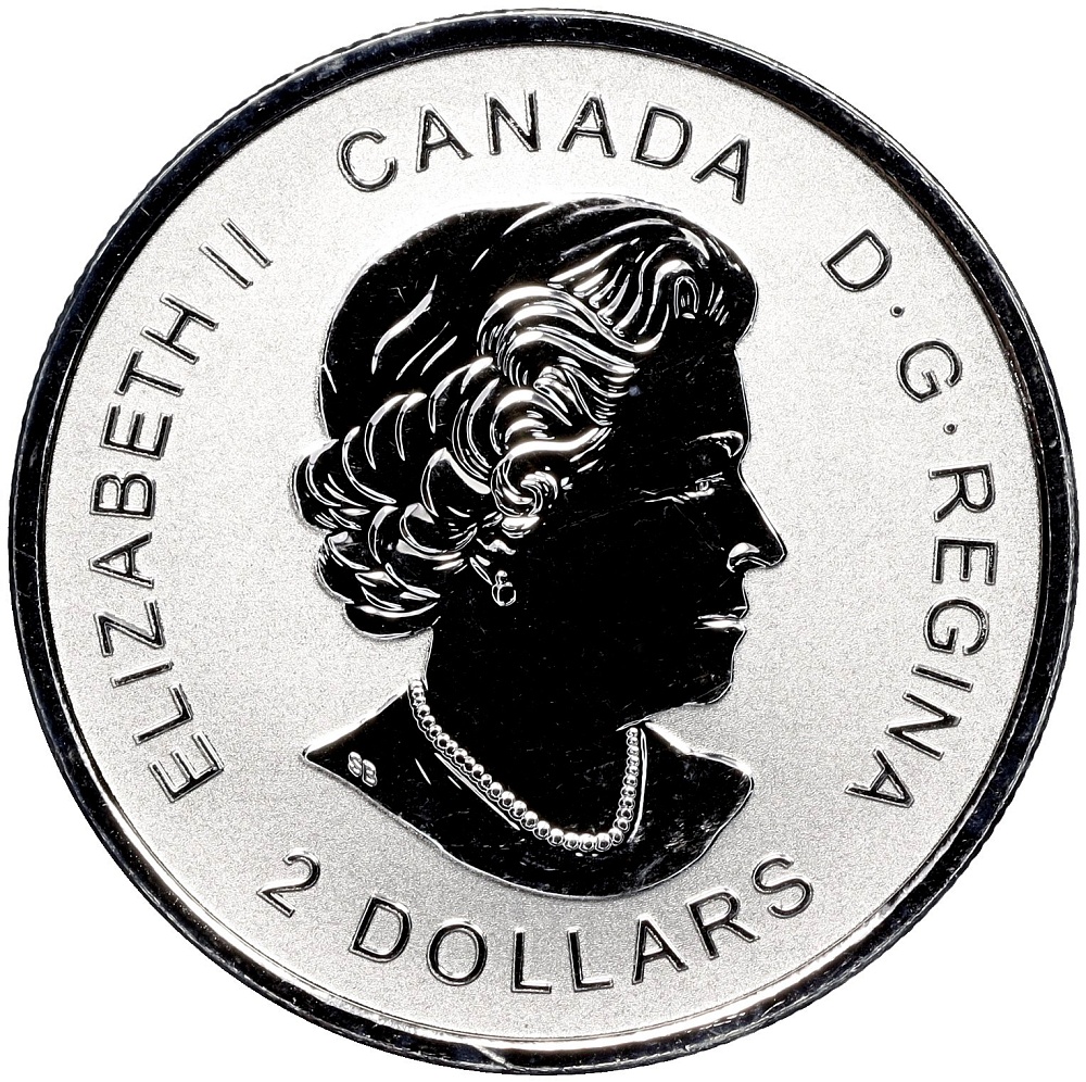 2 доллара 2017 года Канада «Год петуха» — Фото №2