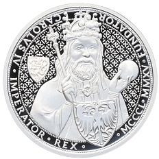 1 доллар 2015 года Ниуэ «Монеты трех императоров — Карл IV» — Фото №1