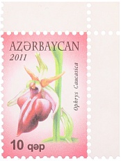 Почтовая марка 10 гяпиков 2011 года Азербайджан — Фото №1