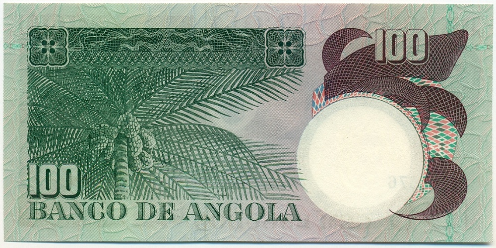 100 эскудо 1973 года Ангола — Фото №2