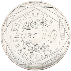 10 евро 2018 года Франция «Микки Маус и Франция — Гвиана» — Фото №2