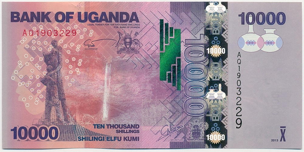 10000 шиллингов 2013 года Уганда — Фото №1