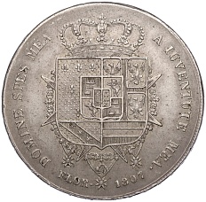 10 лир 1807 года Королевство Этрурия (Тоскана) — Фото №2