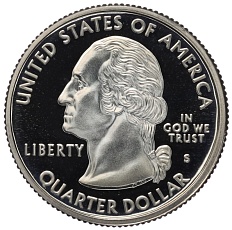 1/4 доллара (25 центов) 1999 года S США «Штаты и территории — Нью-Джерси» — Фото №2