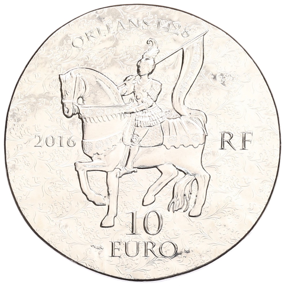 10 евро 2016 года Франция «Женщины Франции — Жанна д’Арк» — Фото №2