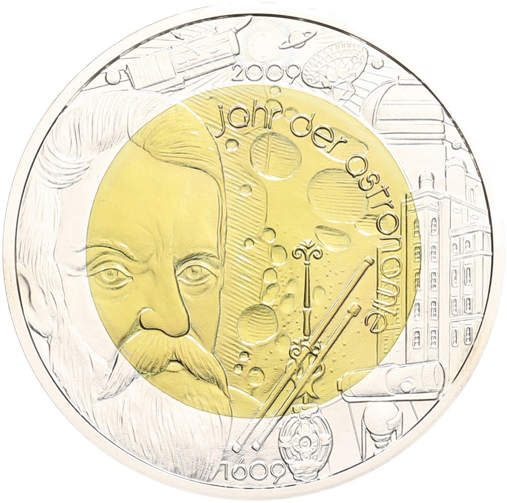 25 евро 2009 года Австрия «Международный год астрономии» — Фото №1