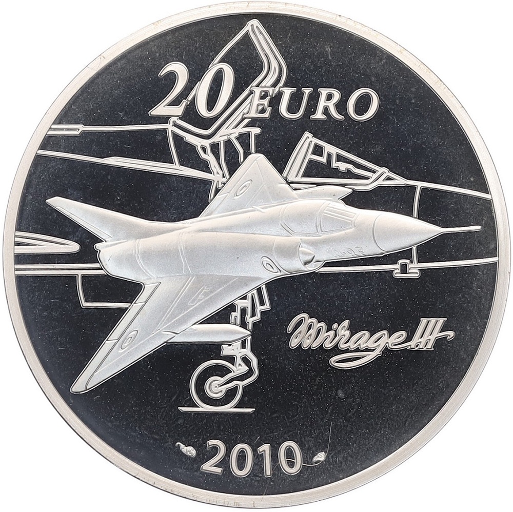 20 евро 2010 года Франция «Марсель Дассо» — Фото №2