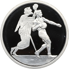 10 евро 2004 года Греция «XXVIII летние Олимпийские Игры 2004 в Афинах — Гандбол» — Фото №1