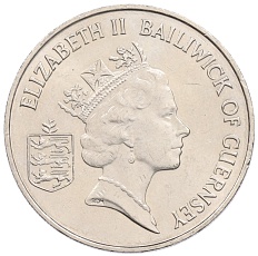 10 пенсов 1985 года Гернси — Фото №2