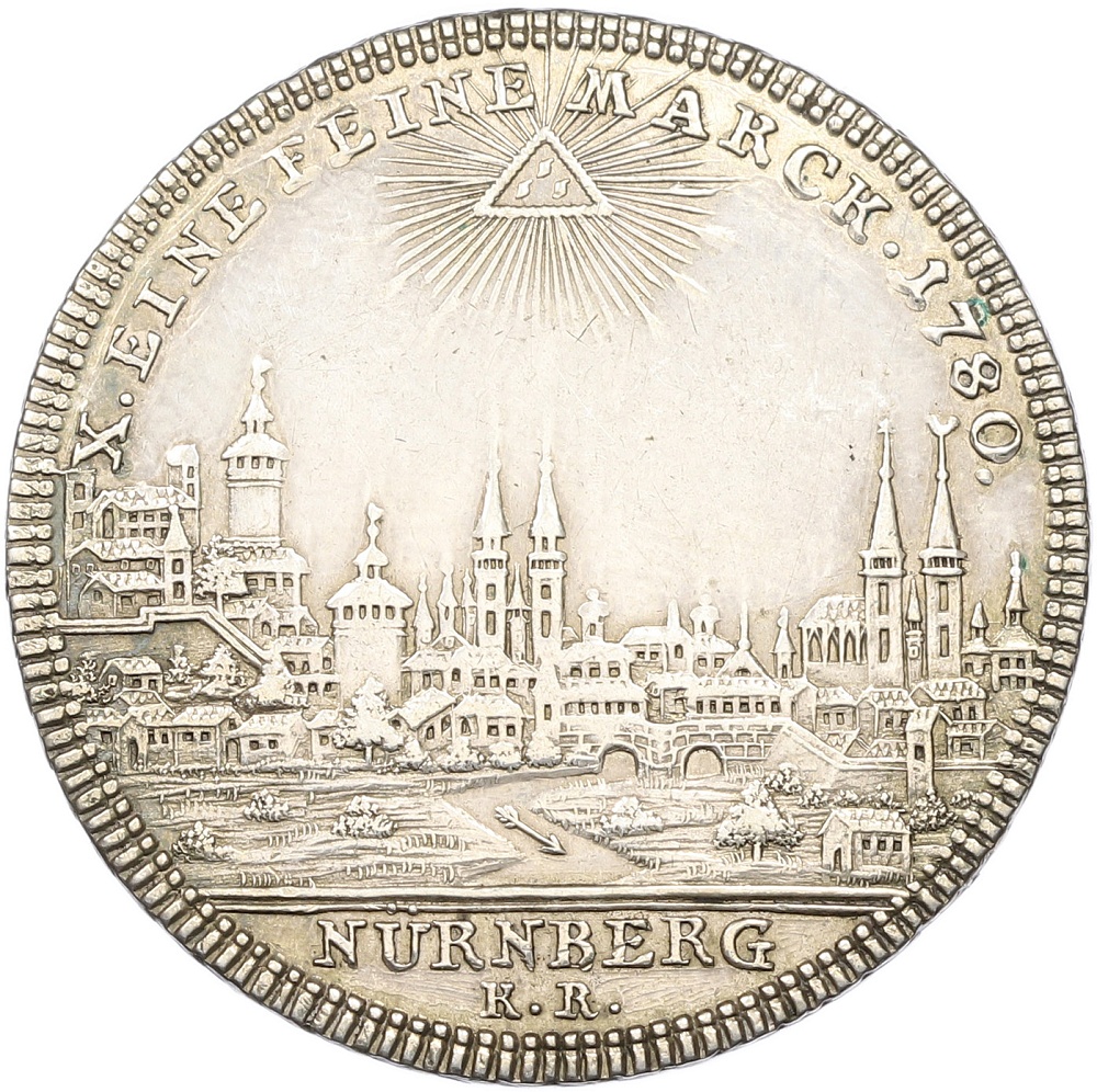 1 талер 1780 года Нюрнберг — Фото №1