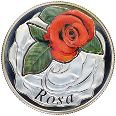 10 рублей 2013 года Белоруссия «Красота цветов — Роза» — Фото №1