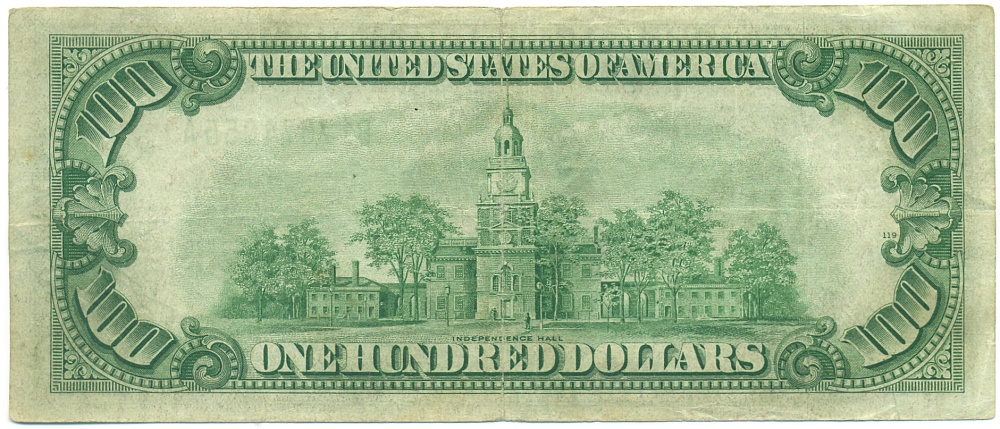 100 долларов 1934 года США — Фото №2