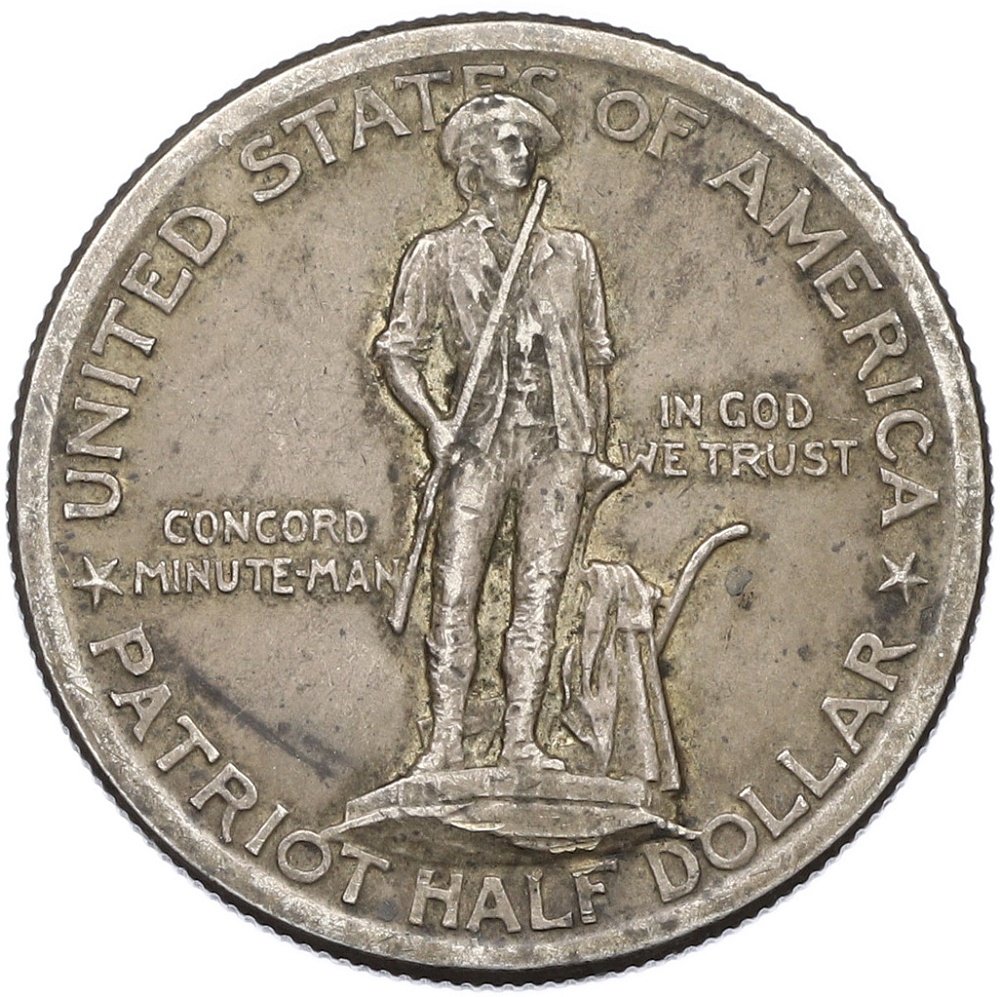 1/2 доллара (50 центов) 1925 года США «150 лет Сражениям при Лексингтоне и Конкорде» — Фото №1