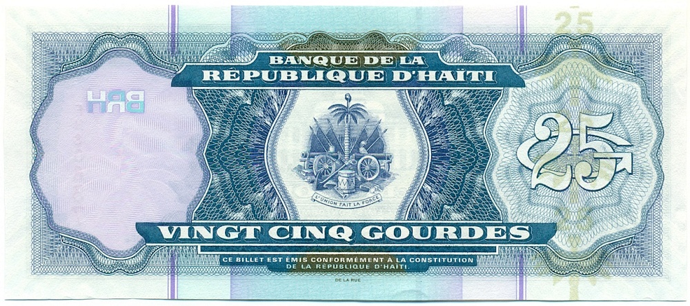 25 гурдов 2009 года Гаити — Фото №2