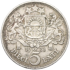 5 лат 1931 года Латвия — Фото №1