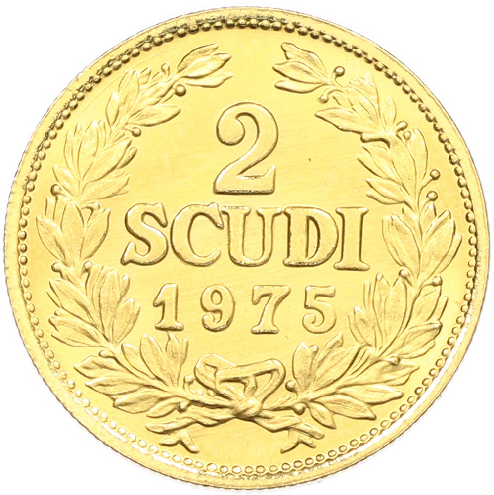 2 скудо 1975 года Сан-Марино — Фото №1