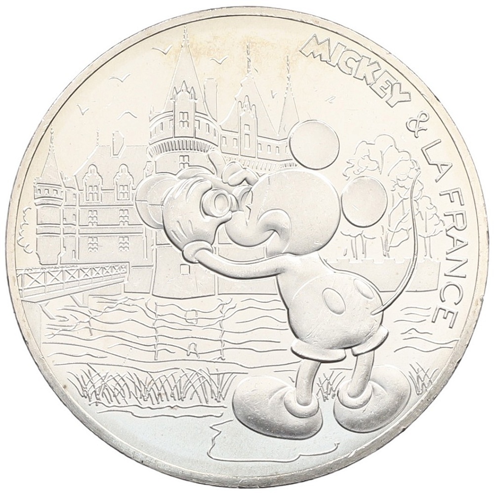 10 евро 2018 года Франция «Микки Маус и Франция — Луара» — Фото №1
