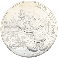 10 евро 2018 года Франция «Микки Маус и Франция — Луара» — Фото №1