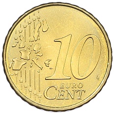 10 евроцентов 2002 года Португалия — Фото №2