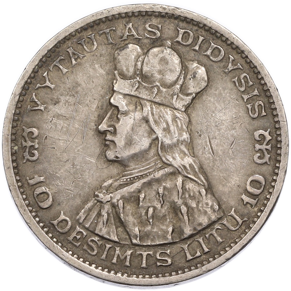 10 лит 1936 года Литва — Фото №1