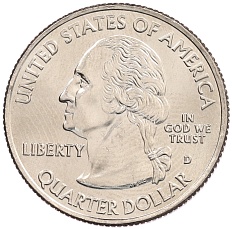 1/4 доллара (25 центов) 2009 года D США «Штаты и территории — Гуам» — Фото №2