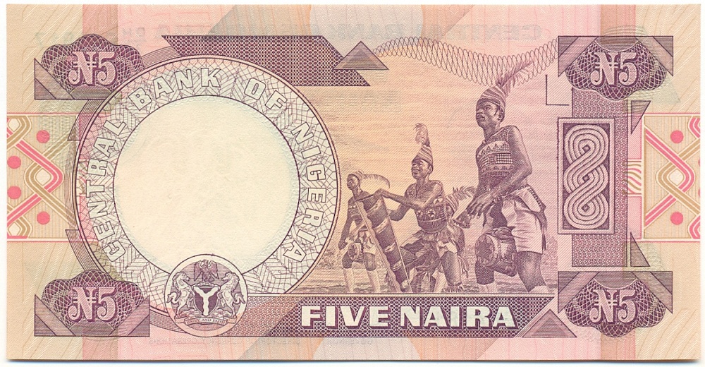 5 найра 1984 года Нигерия — Фото №2