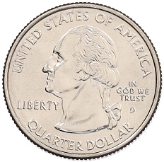 1/4 доллара (25 центов) 2005 года D США «Штаты и территории — Канзас» — Фото №2