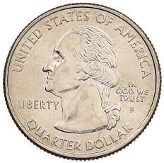 1/4 доллара (25 центов) 2005 года P США «Штаты и территории — Орегон» — Фото №2