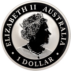 1 доллар 2022 года Австралия «Австралийский клинохвостый орел» — Фото №2