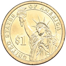 1 доллар 2010 года (P) США «16-й президент США Авраам Линкольн» — Фото №2