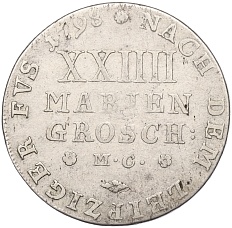 24 мариенгроша (2/3 талера) 1798 года Брауншвейг-Вольфенбюттель — Фото №2