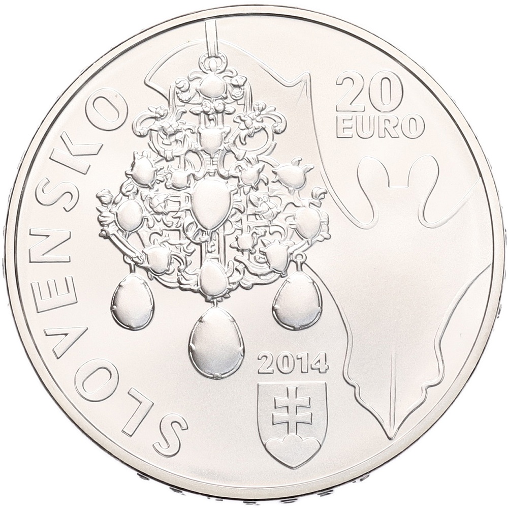 20 евро 2014 года Словакия «Дубницкие шахты» — Фото №2