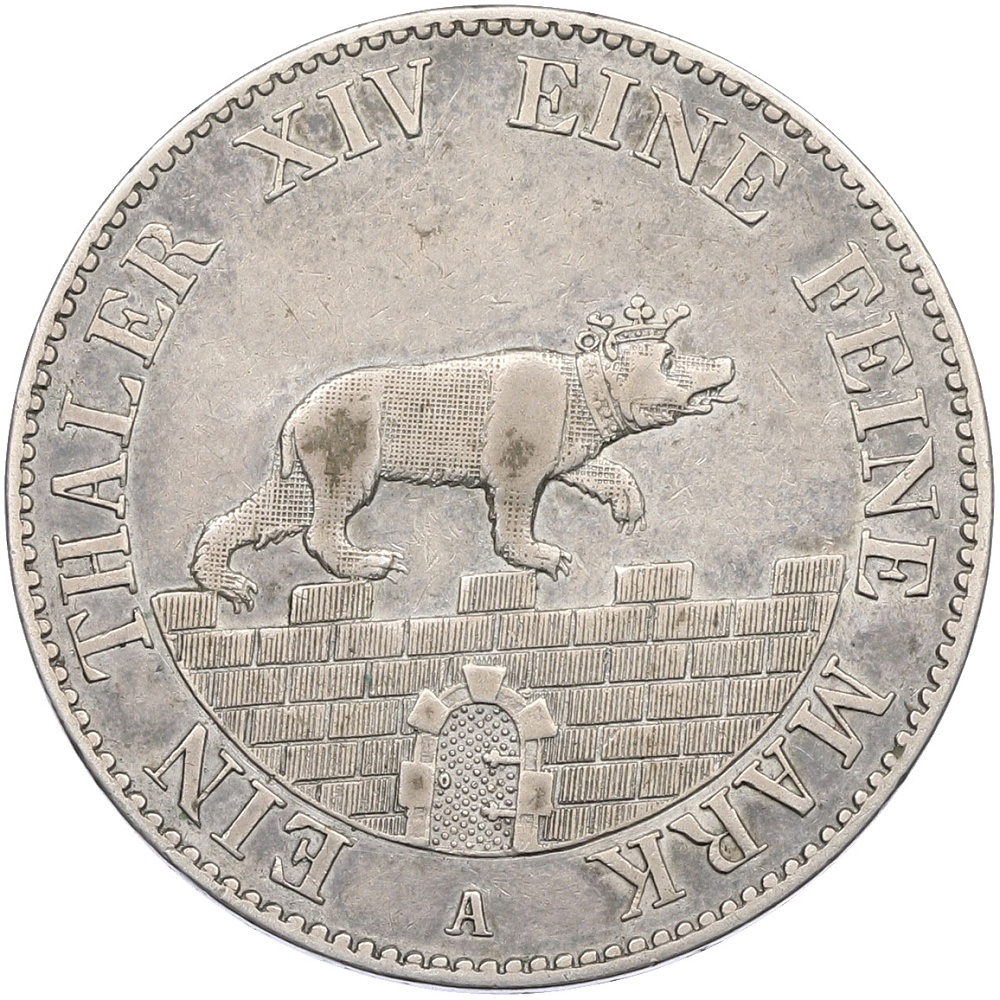 1 талер 1846 года Ангальт-Бернбург — Фото №1